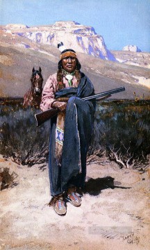 Indian Brave west native Americans Henry Farny Oil Paintings